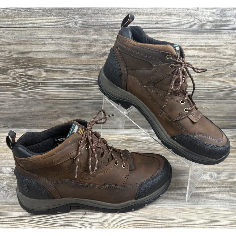Ariat Men's Terrain H2O Copper Hiking Boots 10002183 Size 12D Work Utility Boot